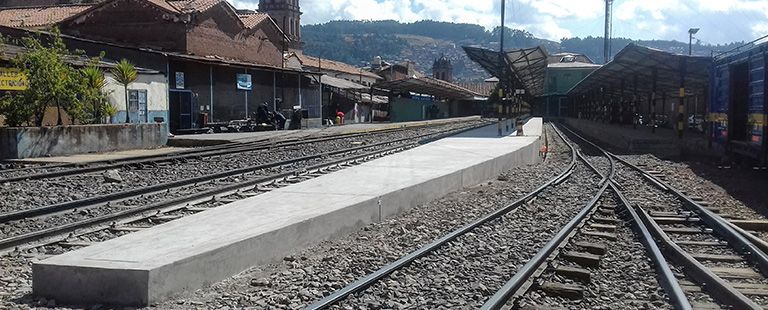 Construcción de Anden Cusco edegsa