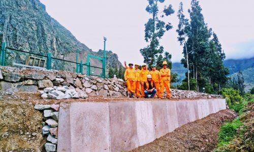 Construcción de muro